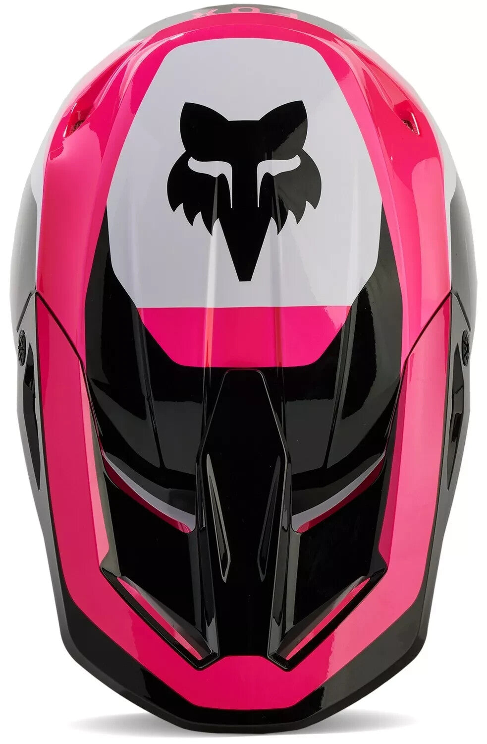 Fox Racing V1 Nitro Youth MX Offroad Helmet Black/Pink