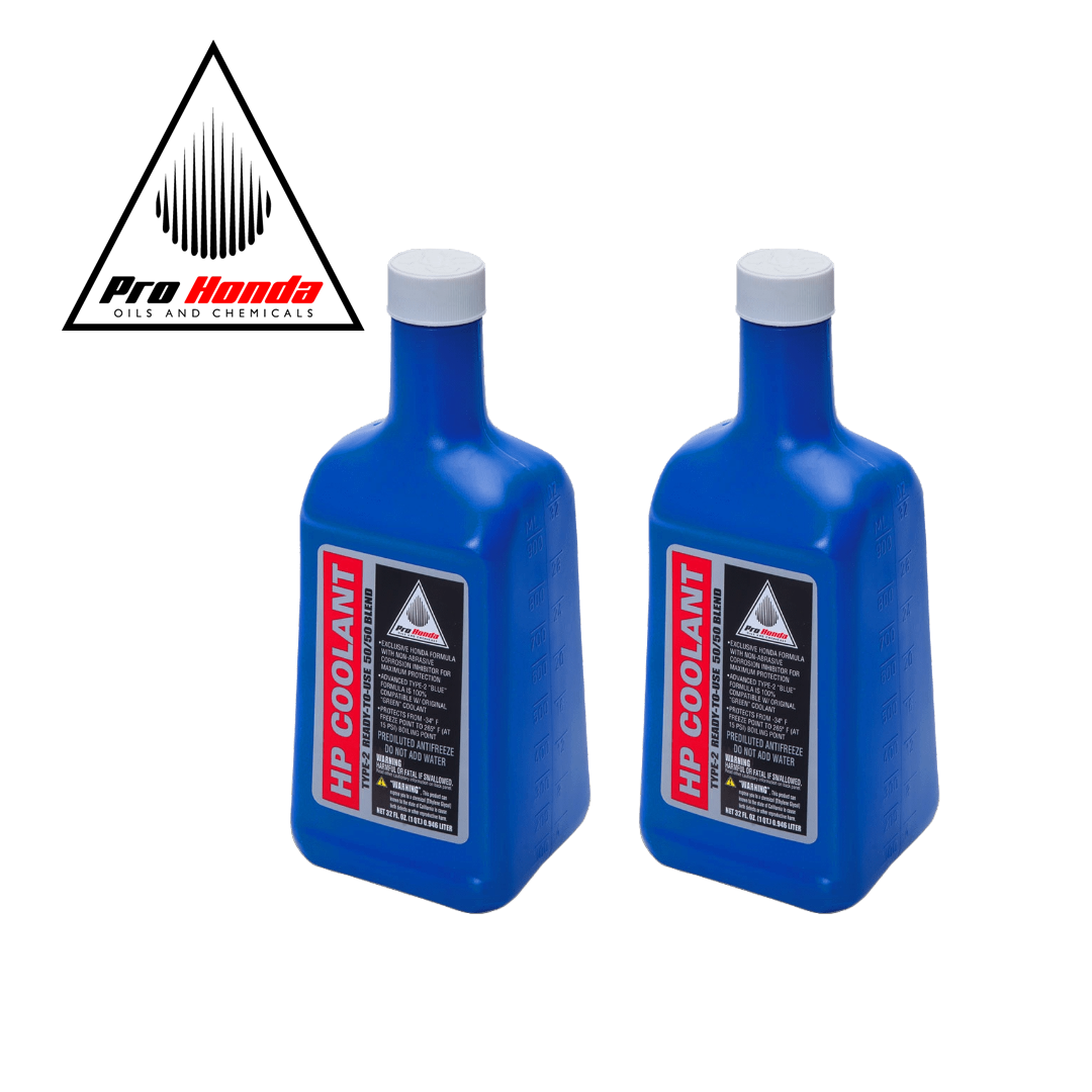 Pro Honda HP Coolant 50/50 Blend Antifreeze Rancher Rincon Rubicon (2) Quarts
