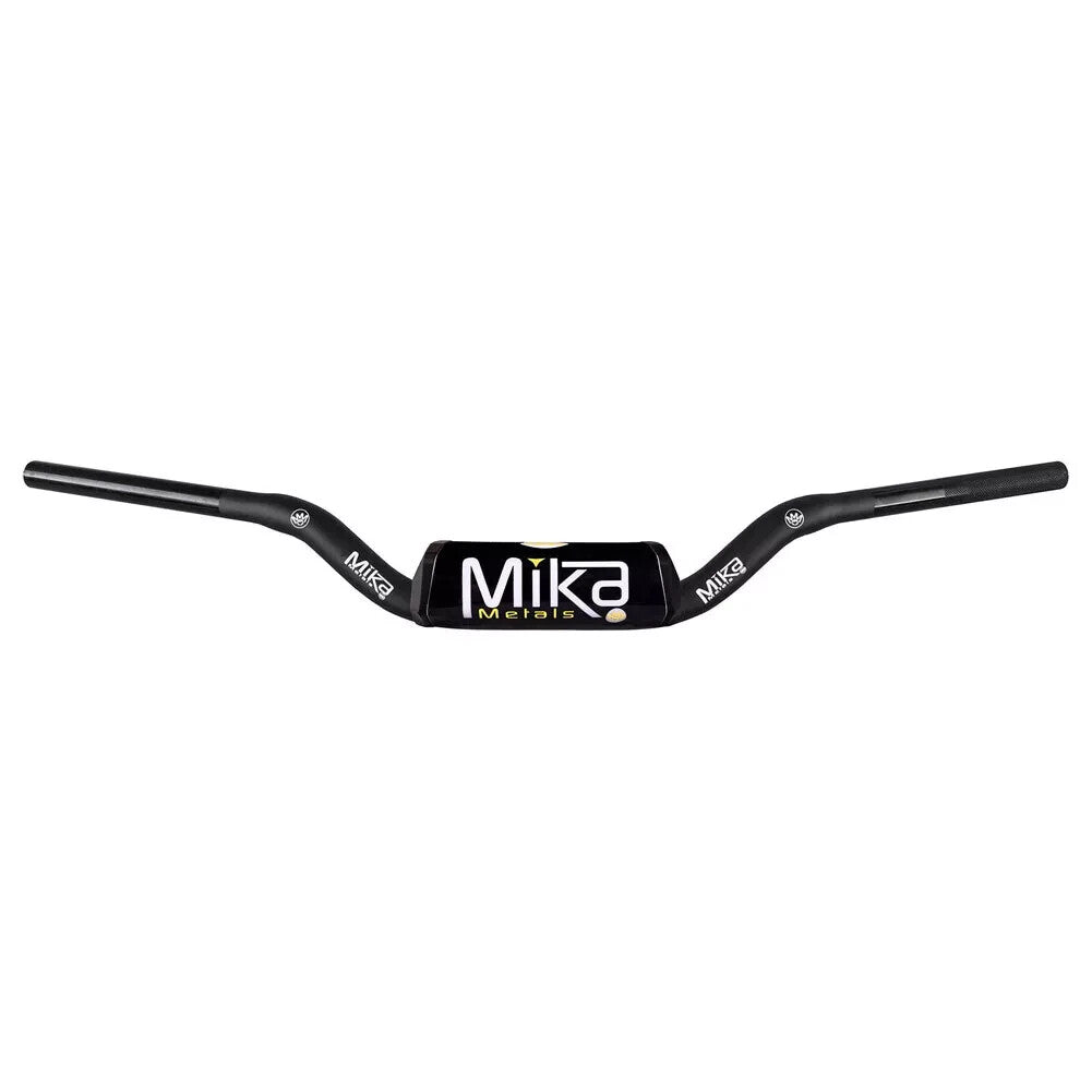 Mika Metals Raw Series 1 1/8" Oversize Handlebars CR Low Bend Black