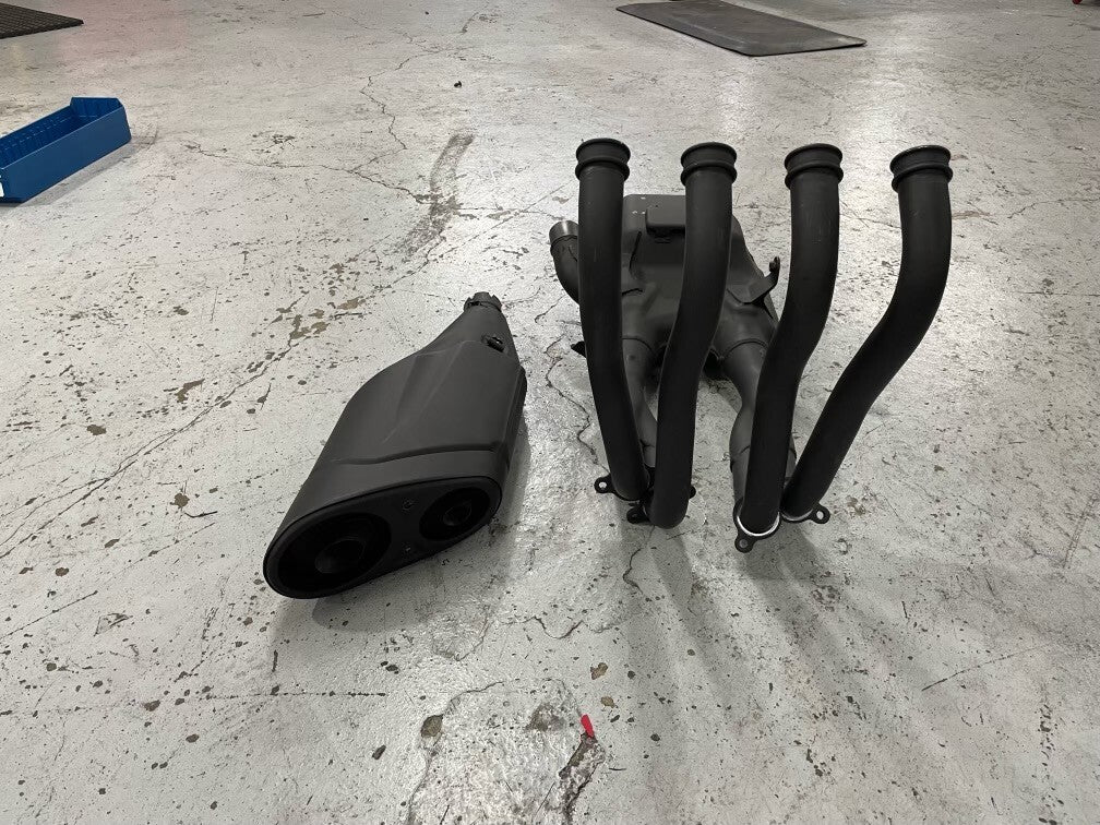 2022 CB1000RA Full OEM Exhaust Pipe & Muffler 18150-MKJ-A61 + 18310-MKJ-A62
