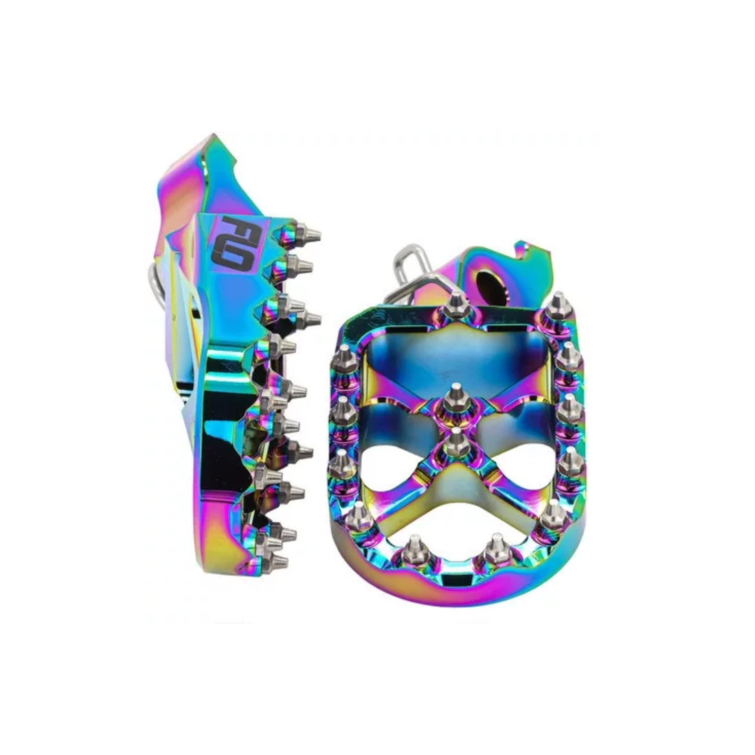 FLO MOTORSPORTS Pro Series Footpegs Jet Fuel FPEG-798JET Flo 122-8019J