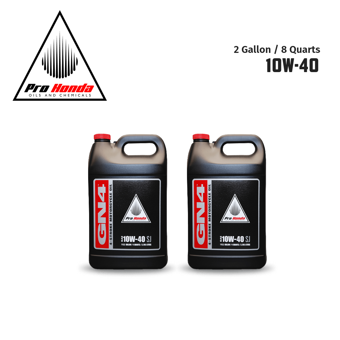 PRO HONDA OILS GN4 4-STROKE MOTOR OIL 10W40 2 GALLONS (08C35-A141L01)