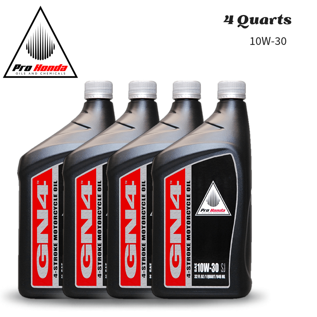 Pro Honda Oils GN4 4-Stroke Motor Oil 10W30 4 quarts Motorcycle / ATV Engine oil