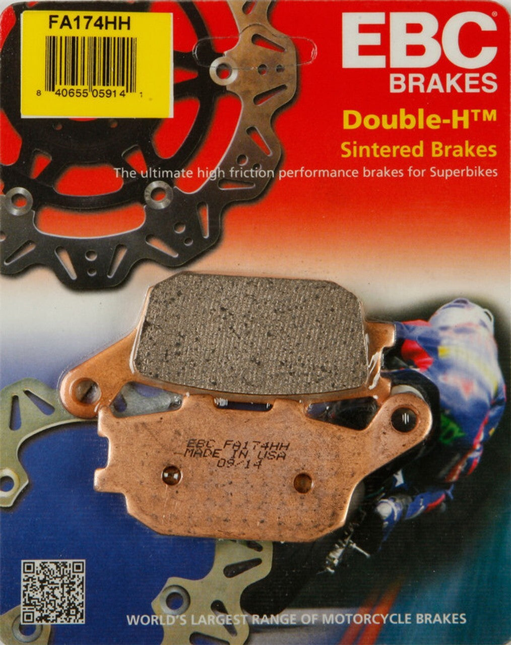 EBC - FA174HH - Double-H Sintered Brake Pads