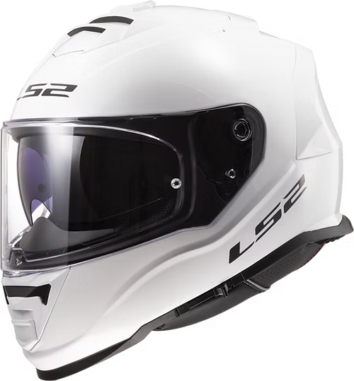 LS2 SOLID - GLOSS WHITE - Assault