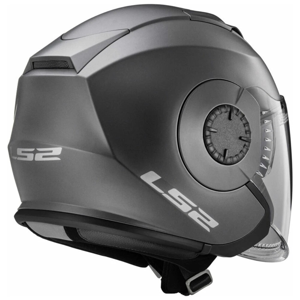 LS2 Verso Solid Open Face Motorcycle Helmet