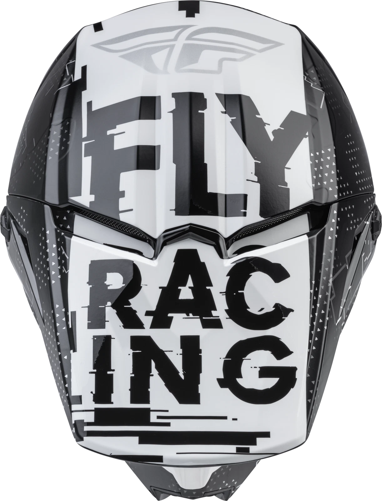 Fly Racing Youth Kinetic Scan Helmet Black/White