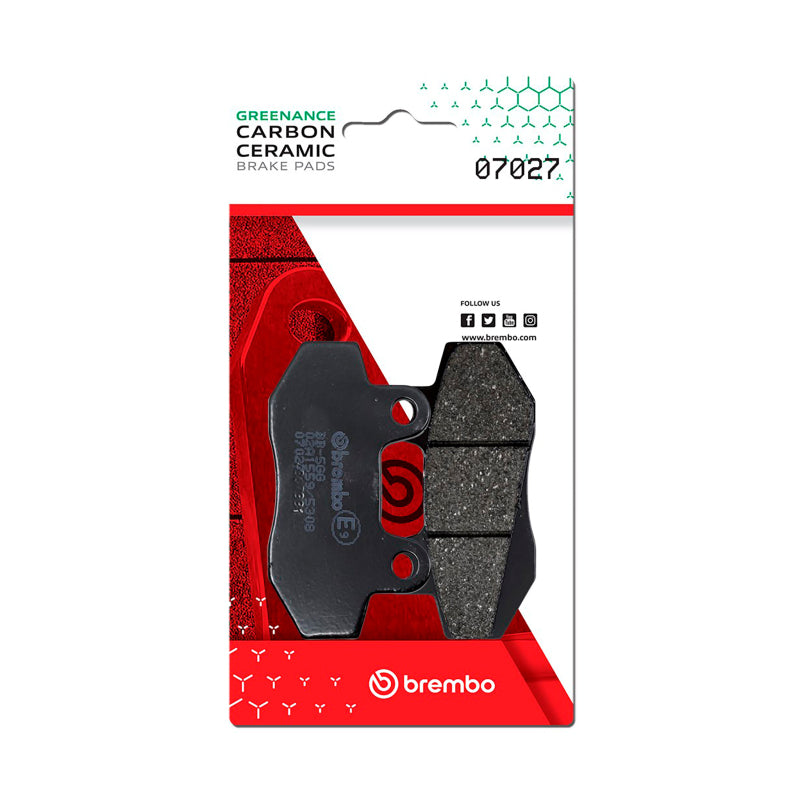 Brembo Honda CMX/Honda Mbx/Honda Nsr/Honda Ml/Hyosung Boomer Carbon Ceramic Brake Pad - Front