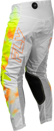 Kinetic Blur Pants White/Hi Vis/Orange Sz 40