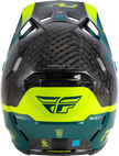 Formula S Carbon Byte Helmet Black Carbon/Teal/Lime 2x