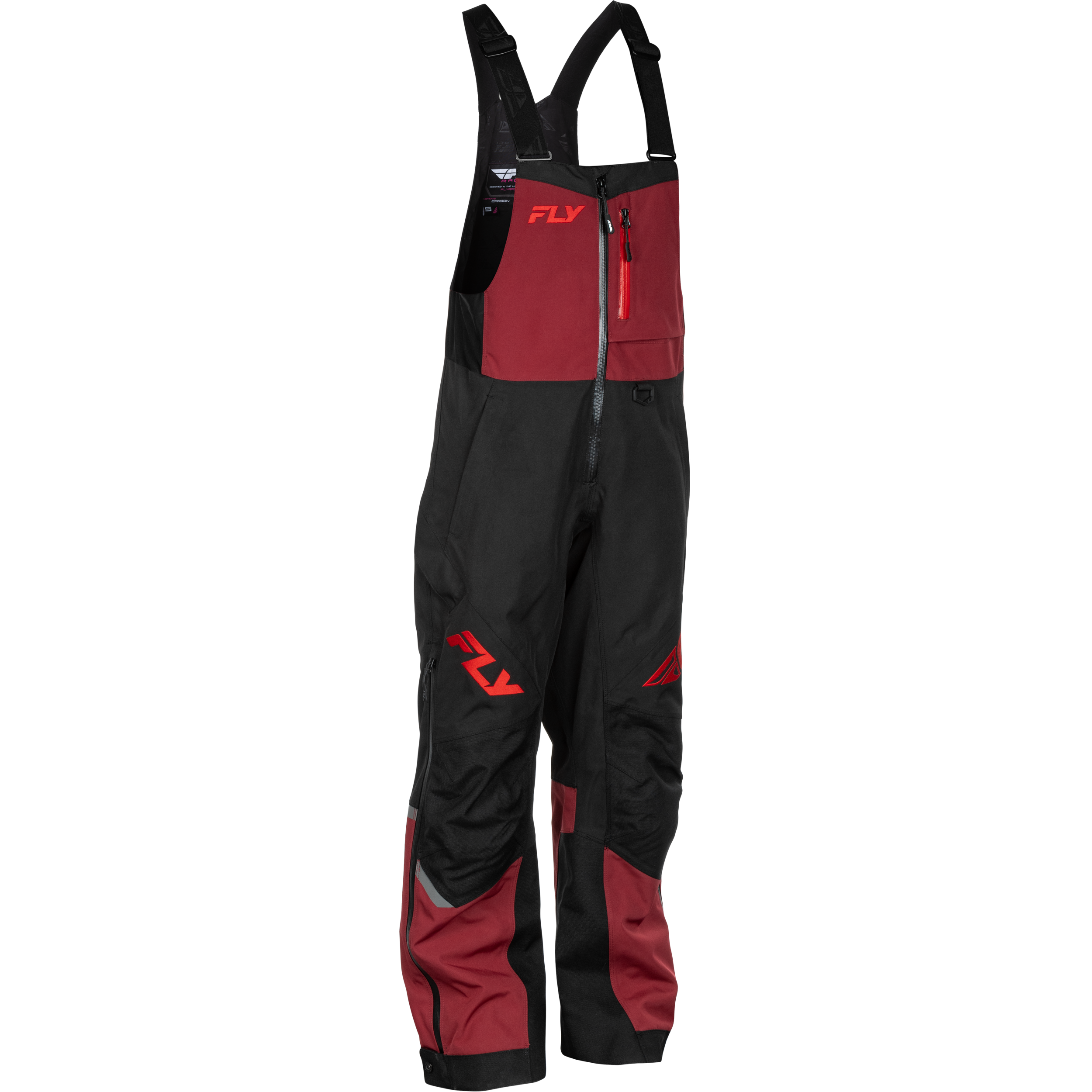 Women's Carbon Bibs Merlot/Red 2x