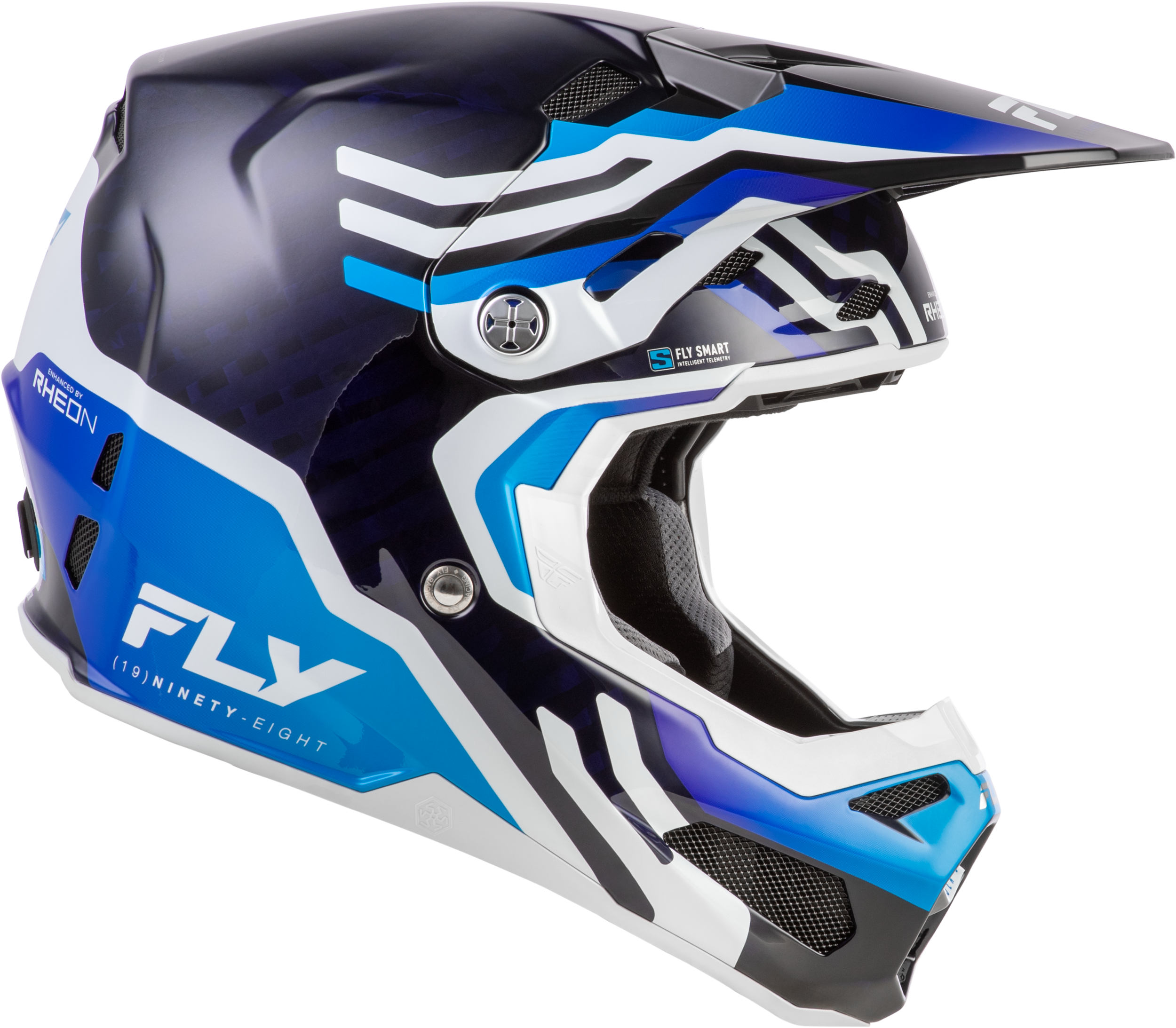Formula S Carbon Byte Helmet Blue Carbon/Blue/White 2x