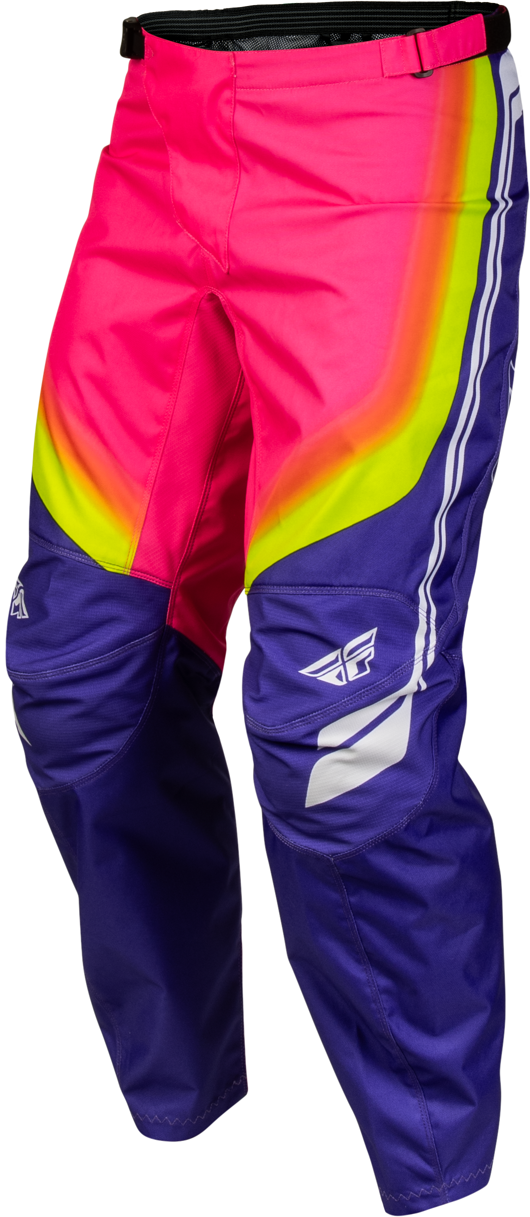 F 16 Raze Pants Purple/Pink/Yellow Sz 36
