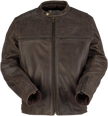 Brown Z1R Indiana Jacket in large size, stylish street apparel with a classic design, shown in the product image.