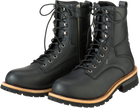 Black Z1R M4 Boots in US 8.5 size, showcasing sturdy footwear with ankle protection and rugged design.