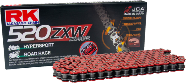 Rr520zxw Drive Chain Red 520 X 120
