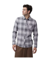 Camisa de franela gris de supervivencia
