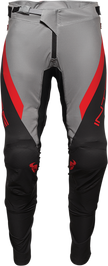 THOR Intense Assist MTB pants in black and gray, US size 32, with reinforced panels and adjustable waistband for cycling comfort.