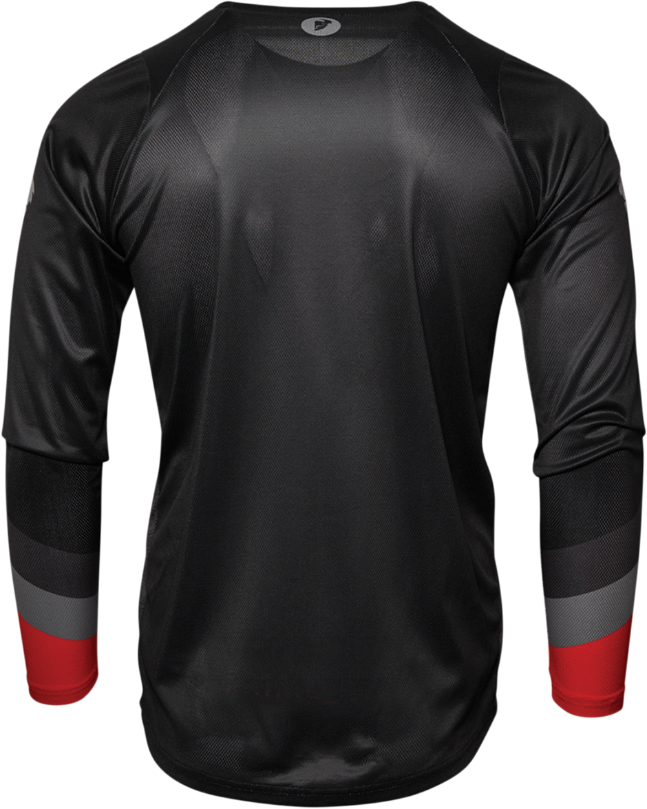THOR Assist Long-Sleeve Jersey - Black/Heather Gray - Small 5120-0051