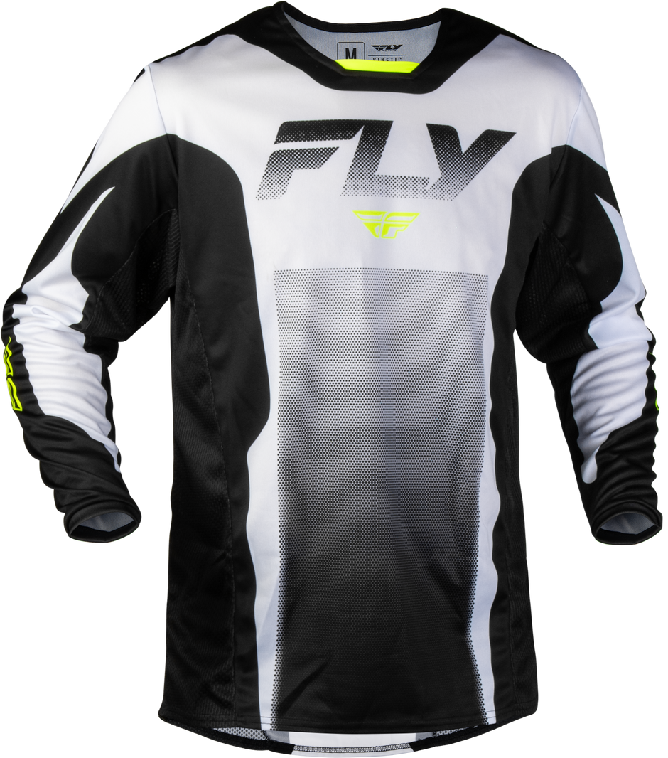Kinetic Fade Jersey White/Black/Hi Vis Xl