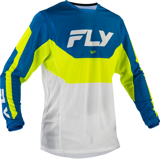 Kinetic Mesh Jersey Blue/White/Hi Vis 2x