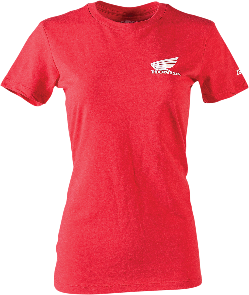 FACTORY EFFEX Women's Honda Icon T-Shirt - Heather Red - XL 24-87316