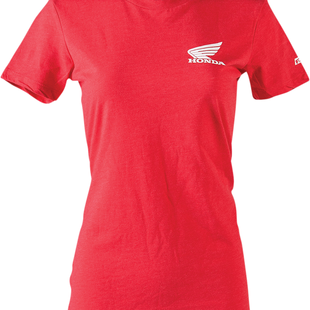 FACTORY EFFEX Women's Honda Icon T-Shirt - Heather Red - XL 24-87316