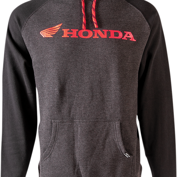 FACTORY EFFEX Honda Landscape Pullover Hoodie - Charcoal/Black - Large 24-88304