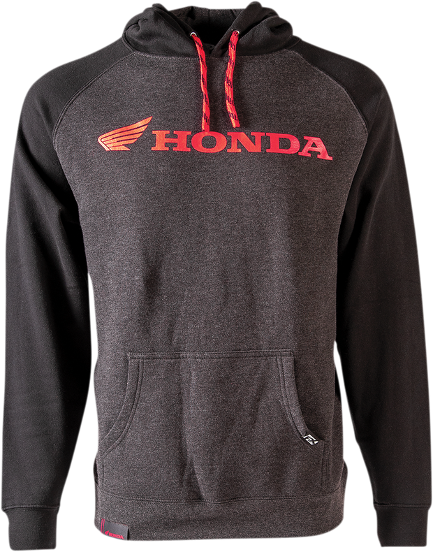 FACTORY EFFEX Honda Landscape Pullover Hoodie - Charcoal/Black - Large 24-88304