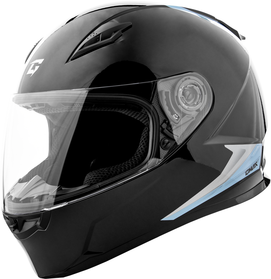 Ff 49 Syth Helmet Black/Silver Blue 2x