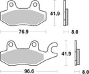 Brembo 11-14 Can-Am Commander Left 800cc Sinter Brake Pad - Front