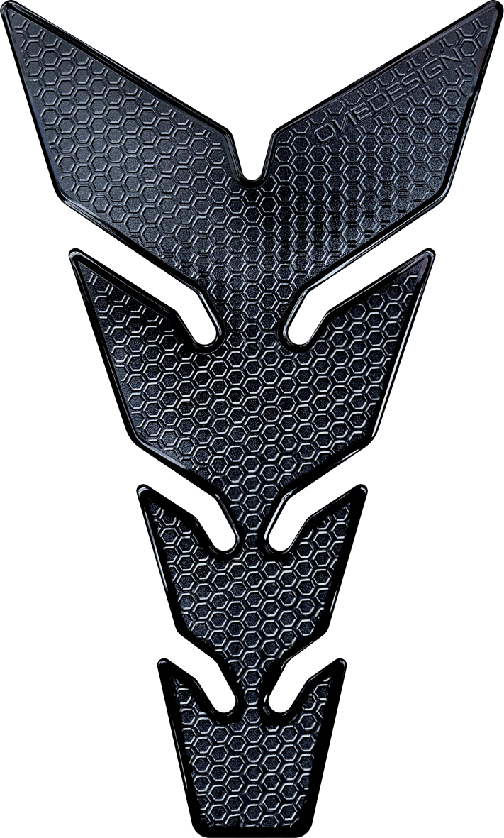 Ultra Thin Tank Pad Hexagons Black