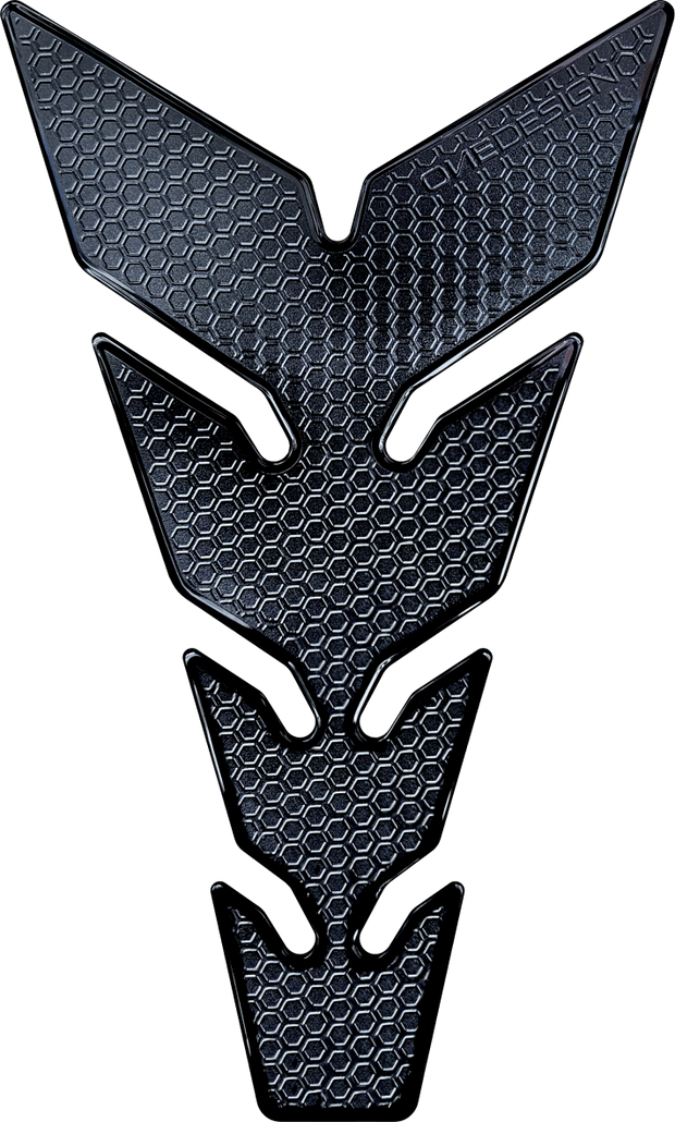 Ultra Thin Tank Pad Hexagons Black