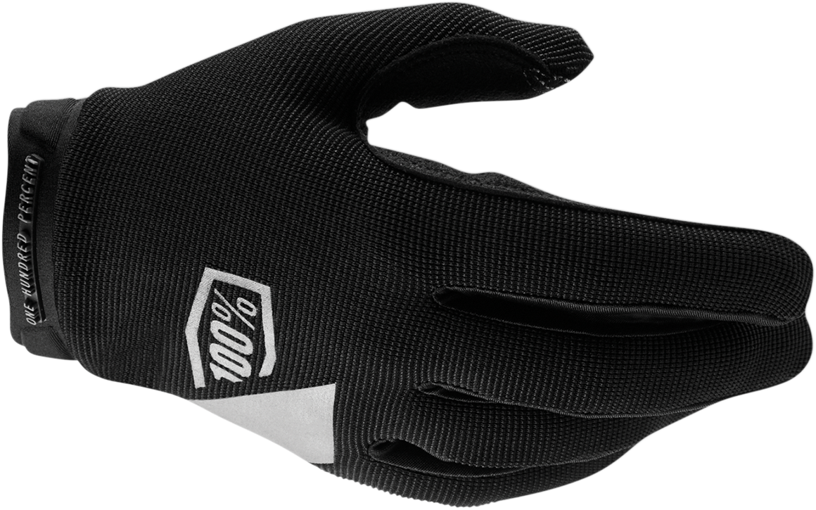 100% Women's Ridecamp Gloves - Black/Charcoal - Large 10013-00003