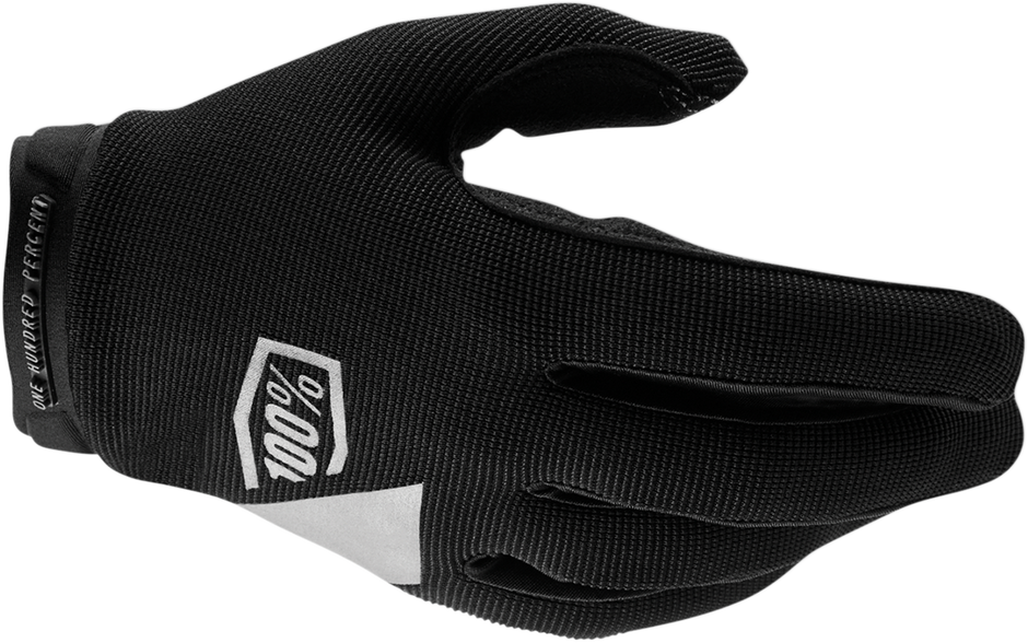 100% Women's Ridecamp Gloves - Black/Charcoal - Large 10013-00003