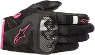 ALPINESTARS Stella SMX-1 Air V2 Gloves - Black/Fuchsia - Large 3590518-1039-L