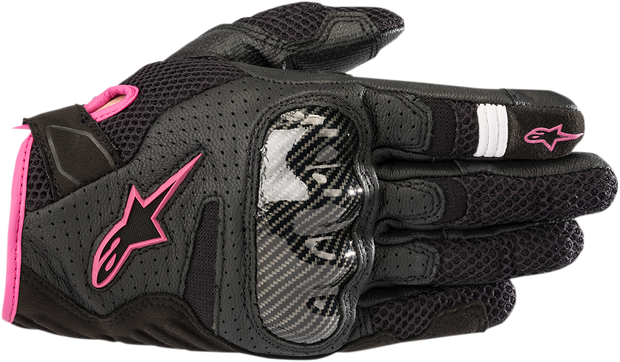 ALPINESTARS Stella SMX-1 Air V2 Gloves - Black/Fuchsia - Large 3590518-1039-L