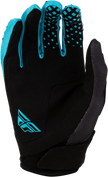 Kinetic Fade Gloves Black/Blue/White 2x