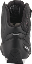 Alpinestars Stella Faster-3 Rideknit shoes in black, yellow, and pink, US 11.5, featuring sporty design and breathable Rideknit material.