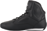 ALPINESTARS Stella Faster-3 Rideknit shoes in black, yellow, and pink, US 11.5 / EU 44, featuring sporty design and Rideknit material.
