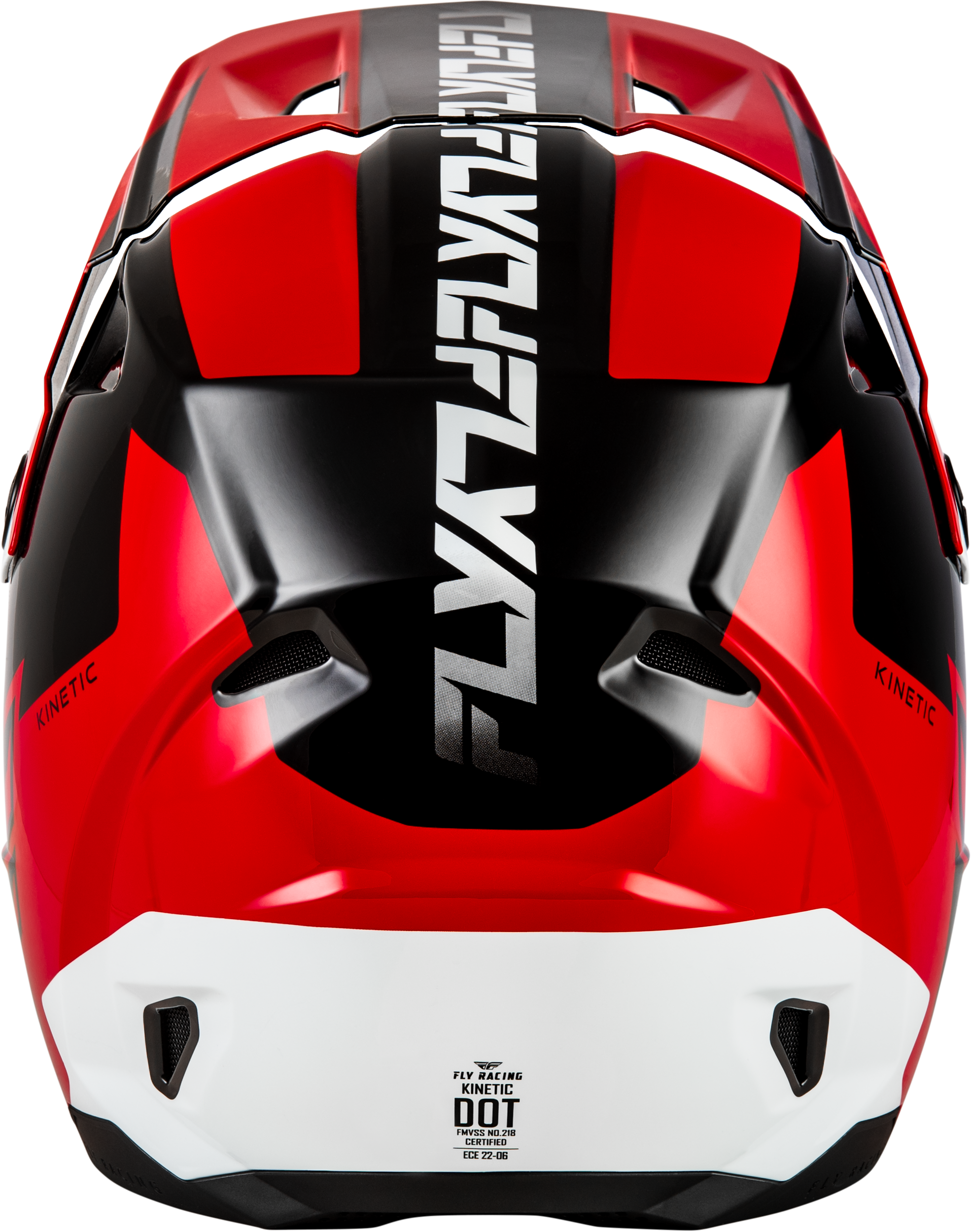 Kinetic Crest Helmet Red/Black/White 2x