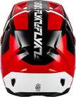 Kinetic Crest Helmet Red/Black/White 2x