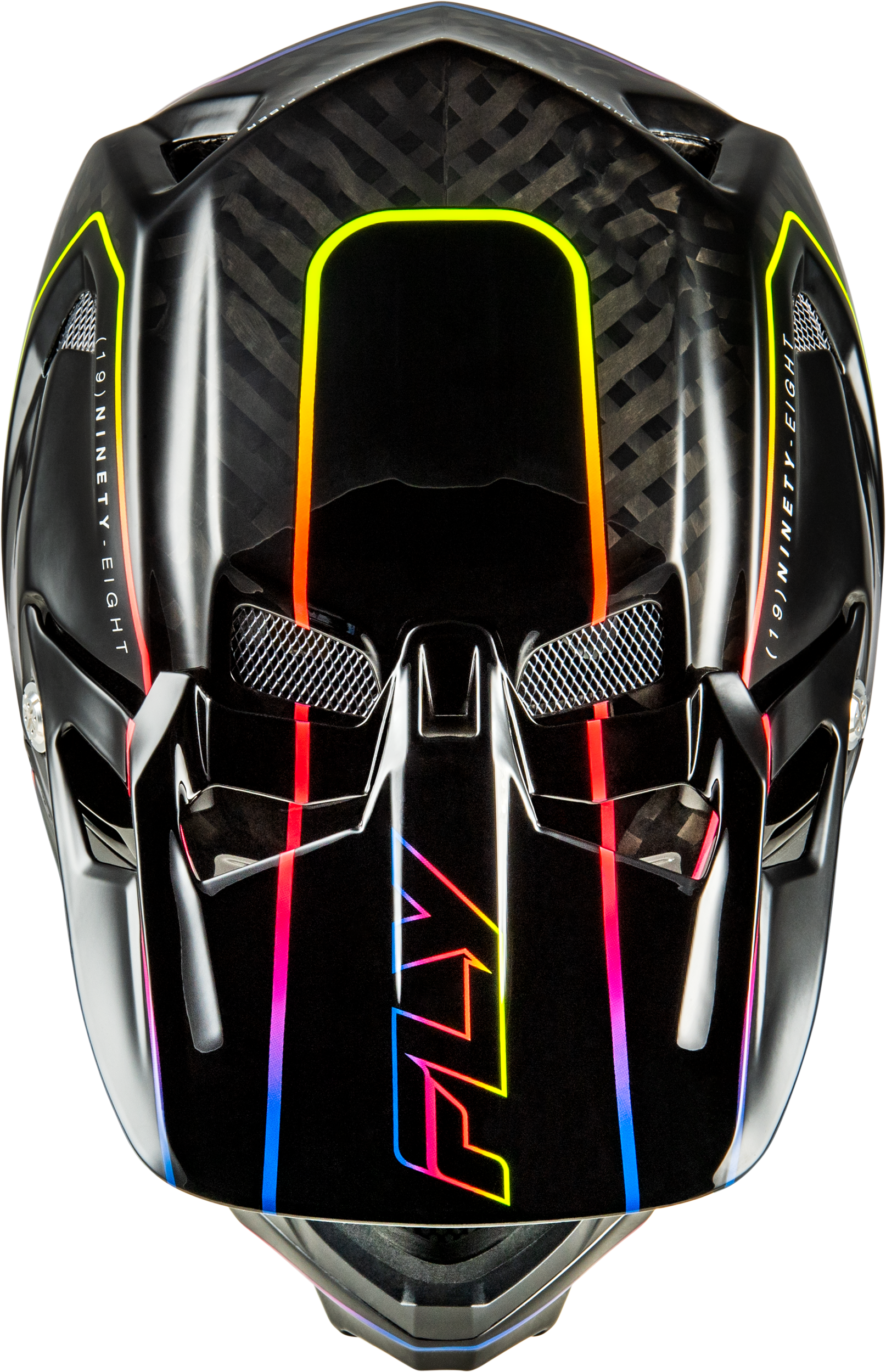 Werx R Flow Carbon Helmet Black Carbon/Black/Multi Lg