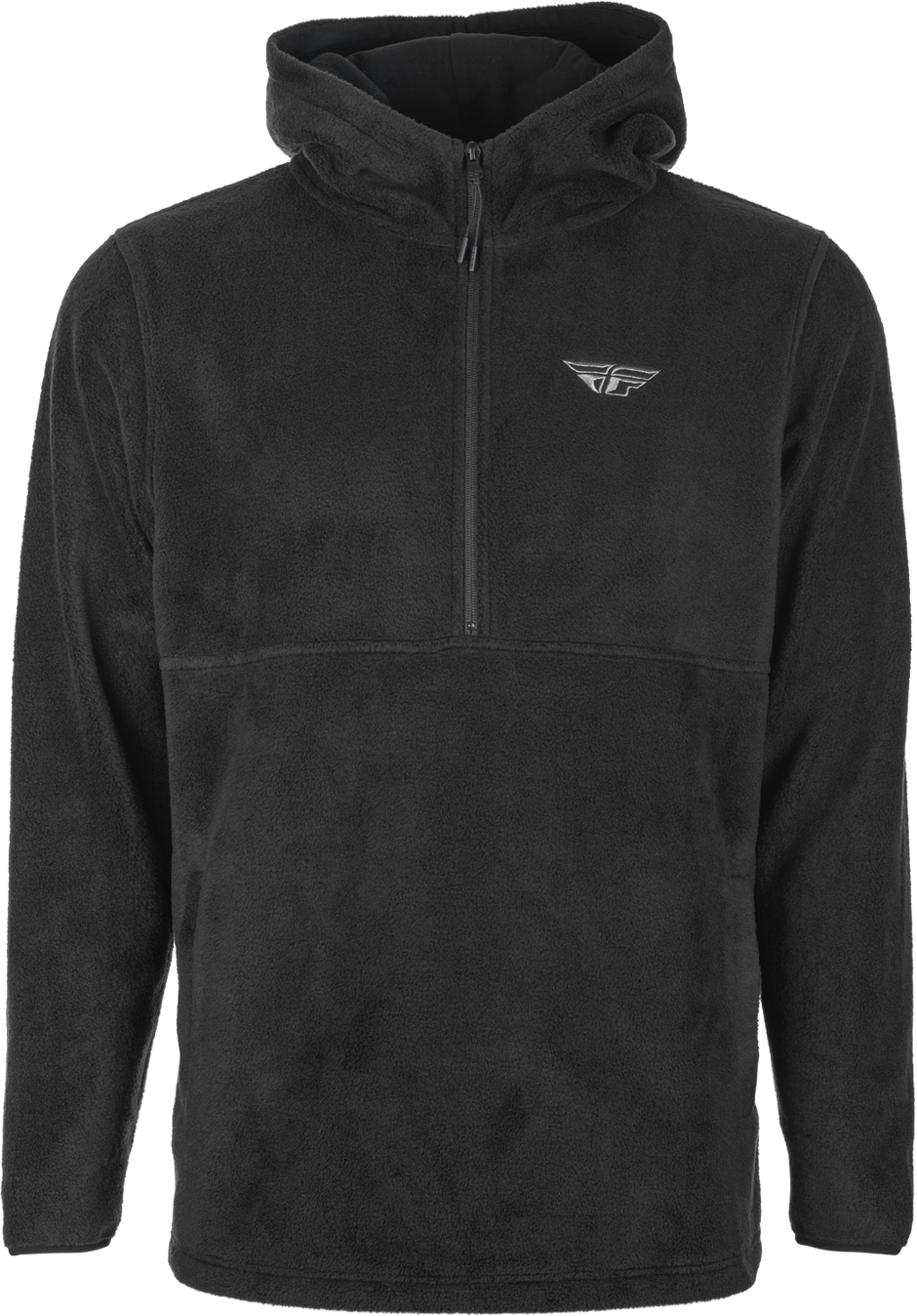 Fly Half Zip Pullover Hoodie Black Sm