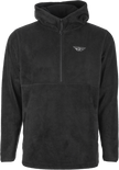 Fly Half Zip Pullover Hoodie Black Sm