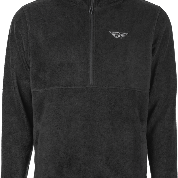 Fly Half Zip Pullover Hoodie Black Sm