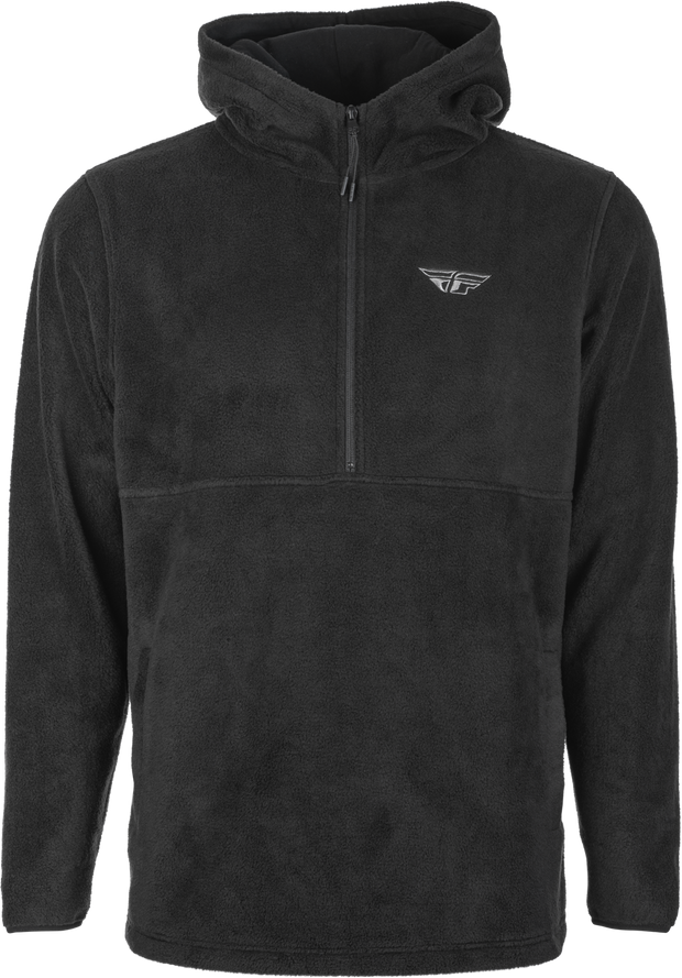 Fly Half Zip Pullover Hoodie Black Sm