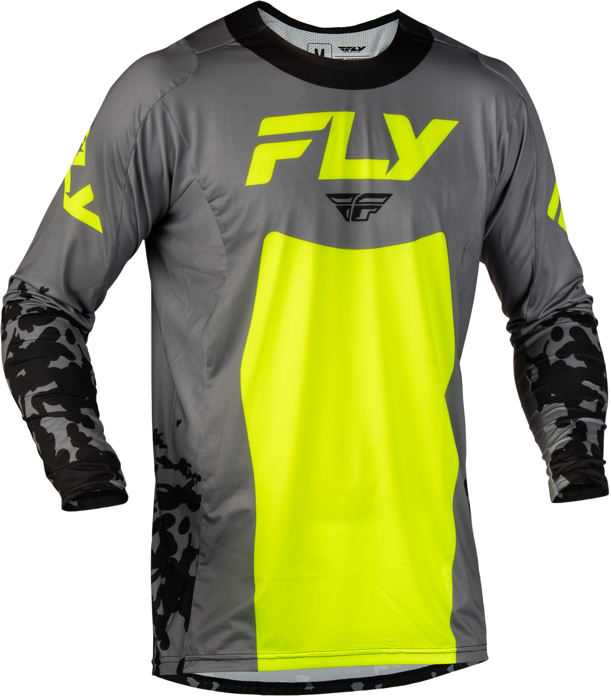 Lite Flake Jersey Grey/Hi Vis/Black Lg