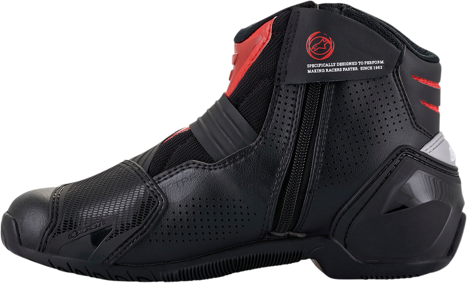 ALPINESTARS SMX1-R V2 Boots - Black/Red - US 8 / EU 42 2224021-13-42