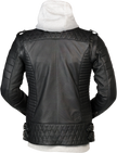 Black Z1R Women's Ordinance 3-in-1 jacket with multiple layers and functional design, streetwear style for versatile weather protection.